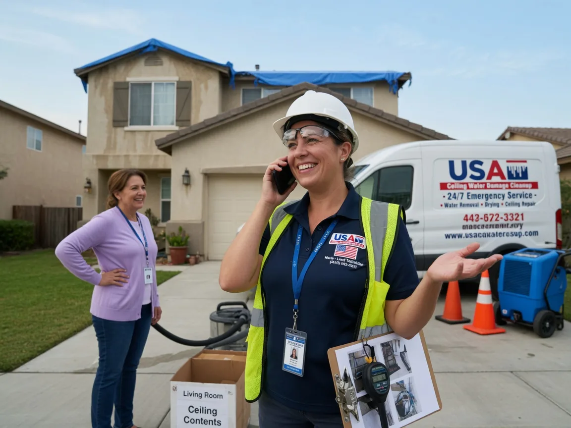 Ceiling Water Damage Restoration Laton, CA FAQs